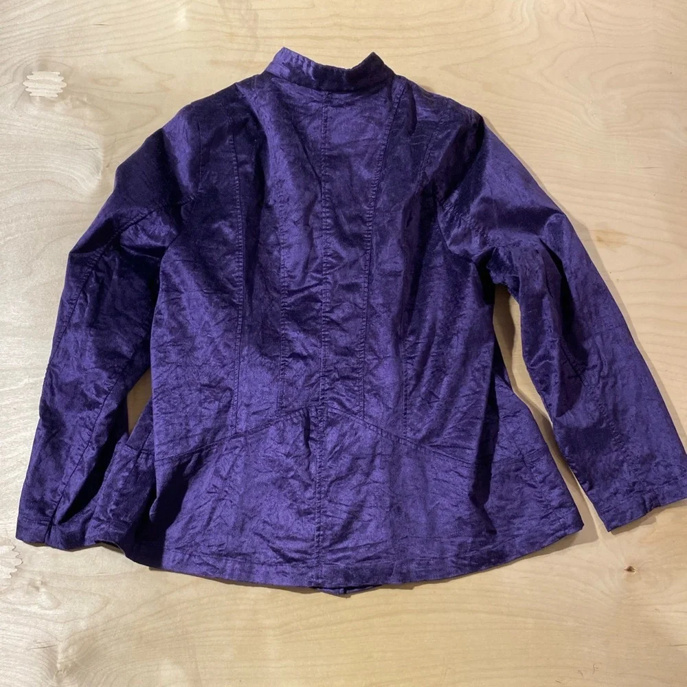 CJ Banks Rich Purple Blazer 1X (OG)